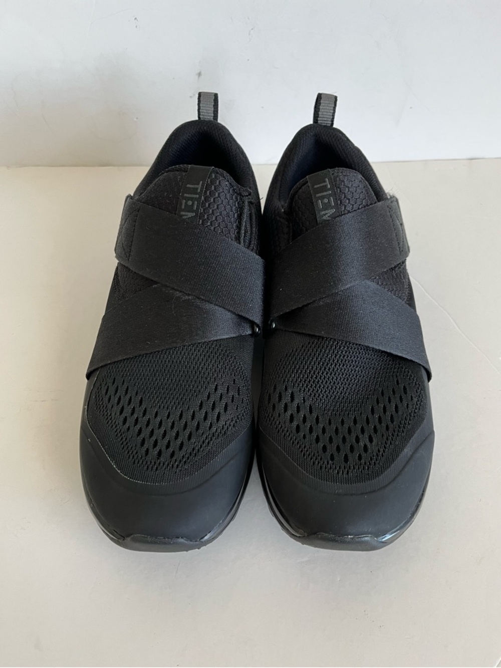 TIEM Women's Slipstream black Cycling Sneakers with SPD Cleats Size 9 - Picture 3 of 11